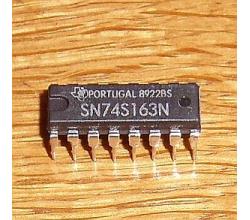 74 S 163 ( SN 74 S 163 N = 4-Bit-Binr Zhler bis 70 MHz )